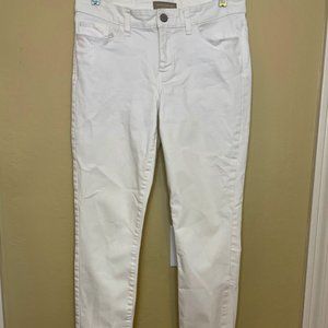 White Skinny Fit Denim Jeans Size 8 / 29 length